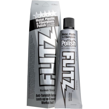 FLITZ METAL, PLASTIC & FIBERGLASS POLISH PLUS PAINT RESTORER 150g