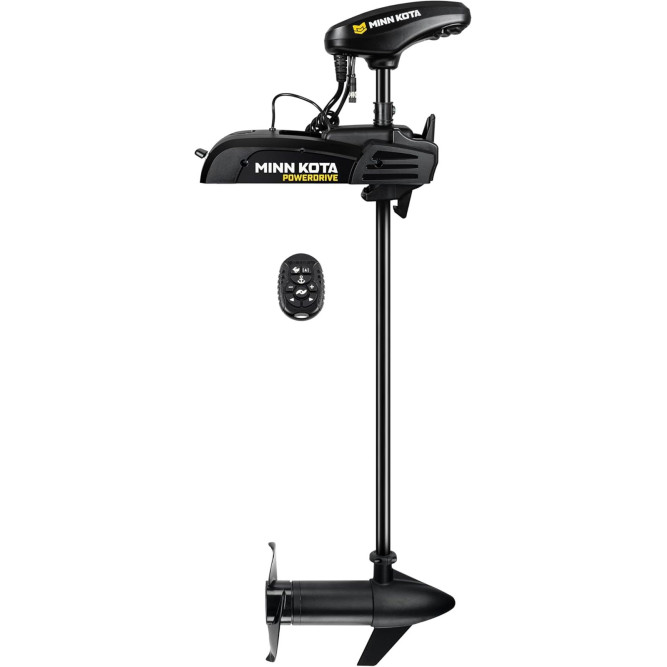MINN KOTA 1358451 POWERDRIVE™ BOW MOUNT FRESHWATER TROLLING MOTOR W/MICRO REMOTE, 55 LBS. THRUST, 54