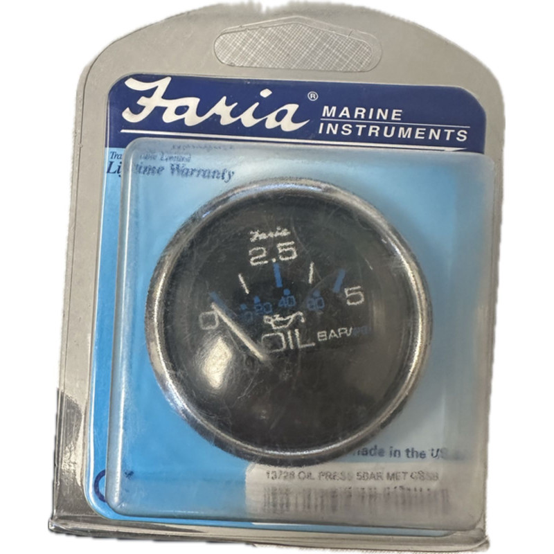 OIL PRESSURE GAUGE MET CSSB FARIA