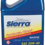 SIERRA OIL 25W40 SYNTHETIC BLEND 4.73L STERN DRIVE ENGINE OIL MC# 92-883725K01