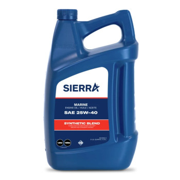 SIERRA OIL 25W40 SYNTHETIC BLEND 5 L STERN DRIVE ENGINE OIL MC# 92-883725K01