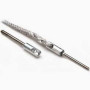 SPLICE END WITH THREADED STUD ONLY 1/4