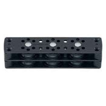 HARKEN 273 SMALL BOAT DECK ORGANIZER STACKED THREE SHEAVE