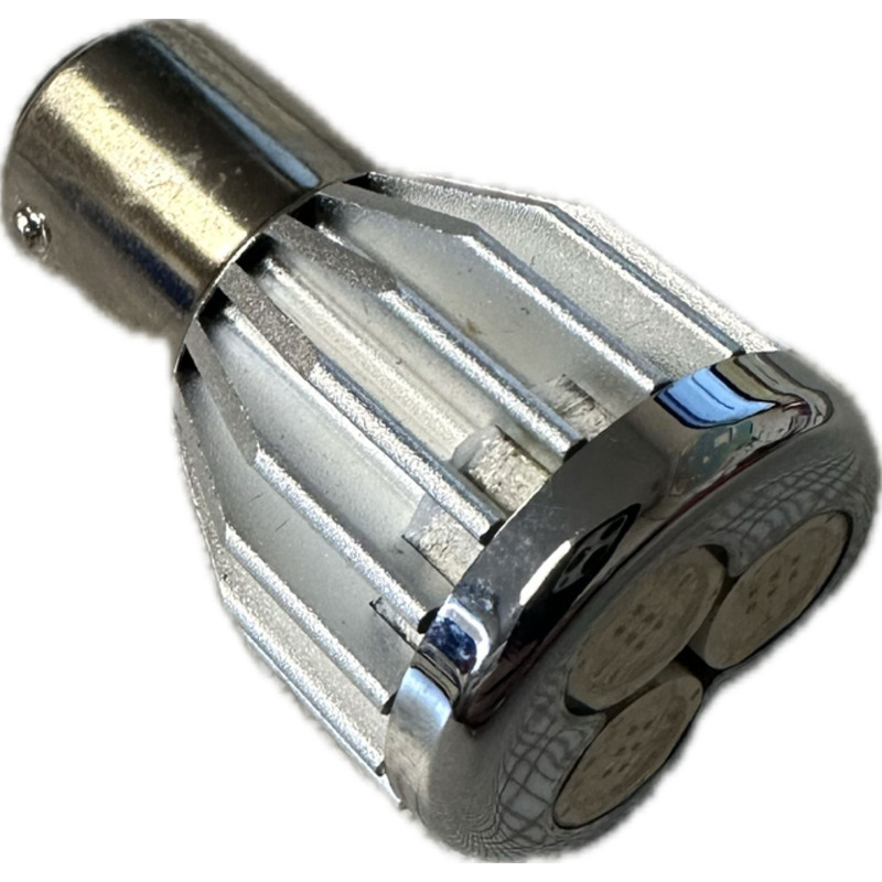 BULB LED 3 LED BLUE OFFSET PIN
