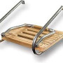 TEAK SWIM PLATFORM FOR INBOARD/OUTBOARD
