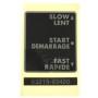 STICKER - SLOW-FAST