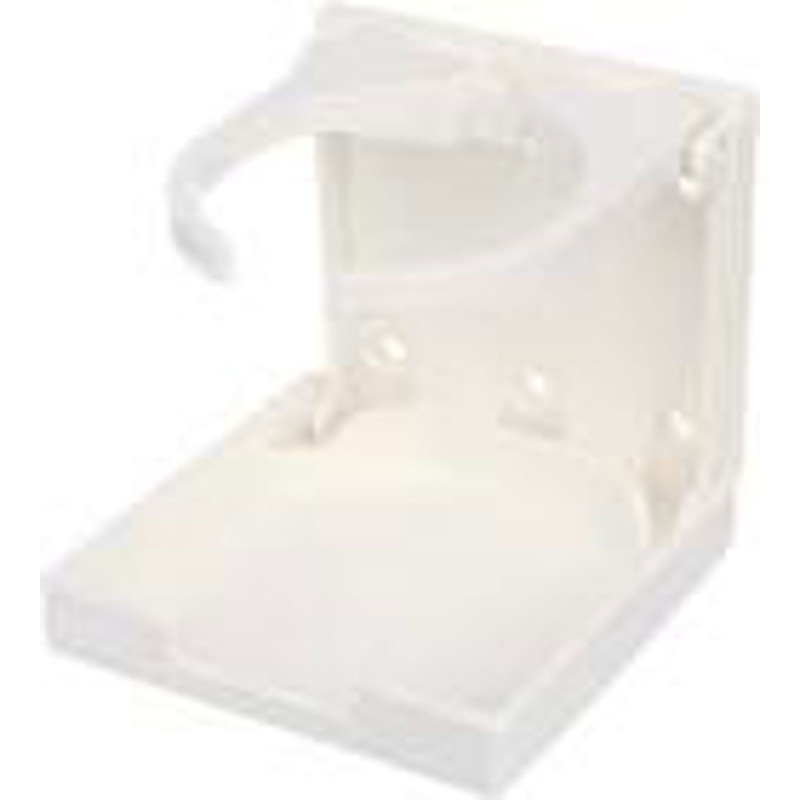 FOLDING DRINK HOLDER WHITE