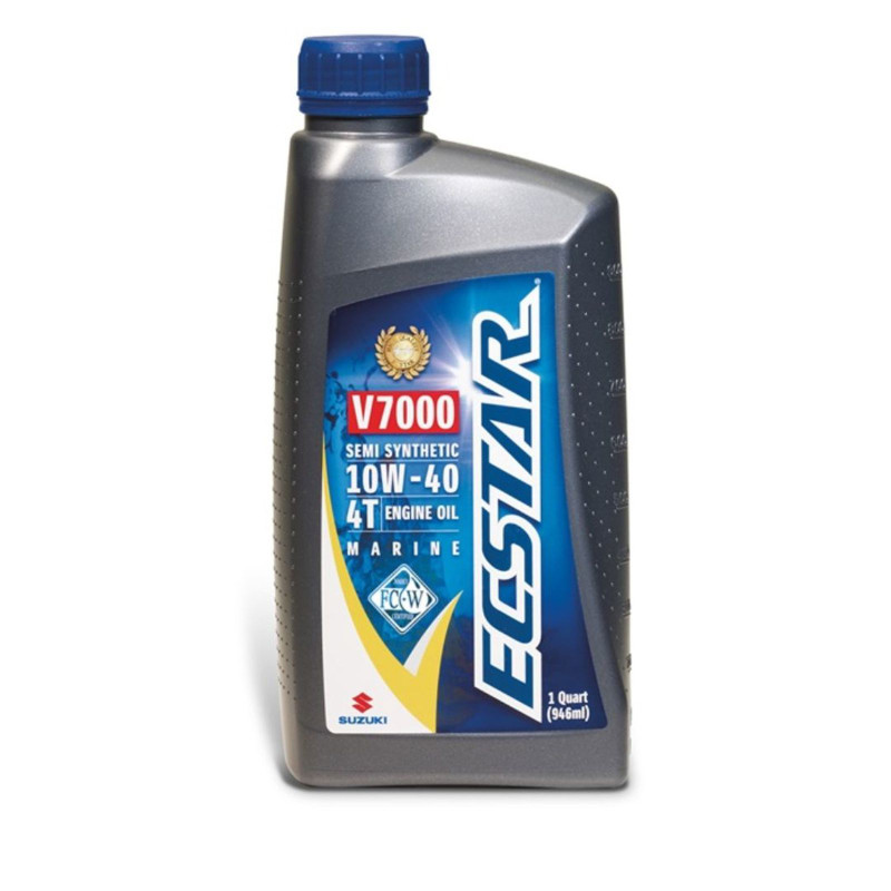 SUZUKI OIL 10W40 V7000 SEMI SYNTHETIC 1 QUART ECSTAR