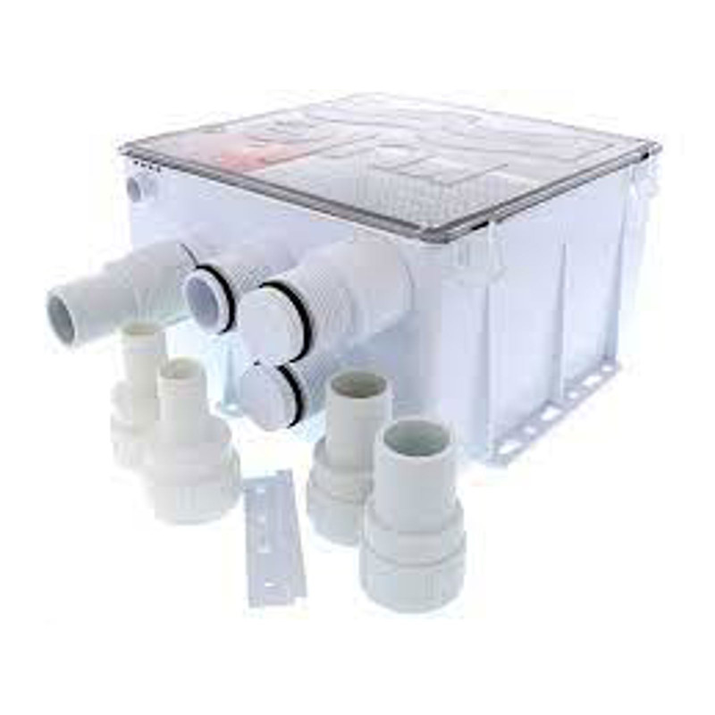 SHOWER SUMP MULTI-PORT 110 GPH DRAIN KIT 12V