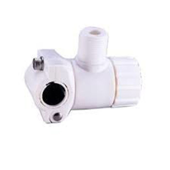 ANTENNA BASE WHITE PLASTIC RAIL MOUNT 7/8