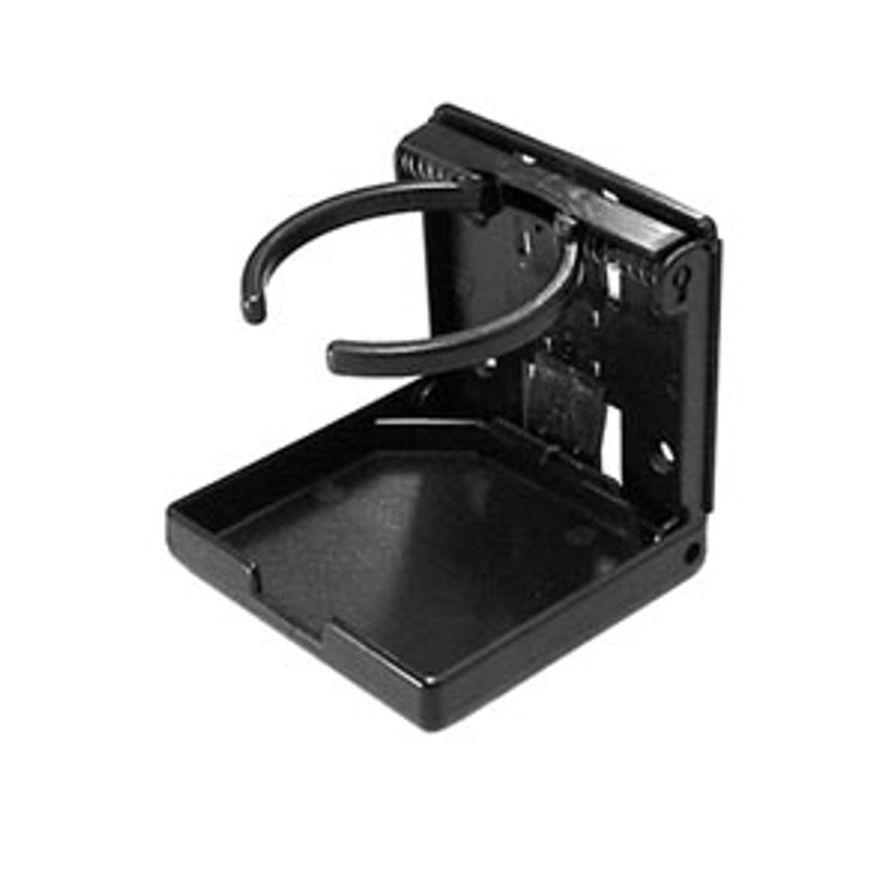 DRINK HOLDER, BLACK ADJUSTABLE PLASTIC
