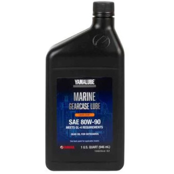 YAMALUBE MARINE GEARCASE LUBE HD, 80W-90  FOR YAMAHA V8 OUTBOARD LOWER UNITS