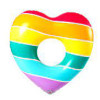 RAINBOW HEART BIG FLOAT