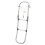 LADDER, ALUMINUM FOLDING, 3 STEP FOR INFLATABLES