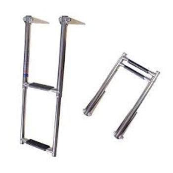 LADDER, TELESCOPING, 2 STEP, SS NARROW