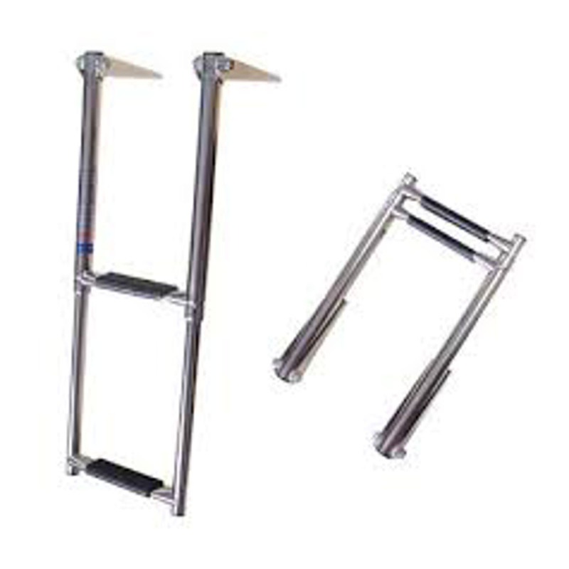 LADDER, TELESCOPING, 2 STEP, SS NARROW