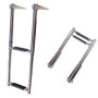LADDER, TELESCOPING, 2 STEP, SS NARROW