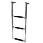LADDER TELESCPC SS 3-STEP,WIDE MODEL (17