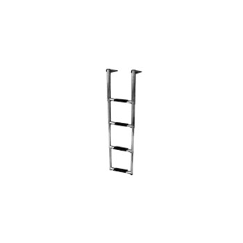 LADDER TELESCPC  SS 4 STEP NARROW 8 1/4 WIDE
