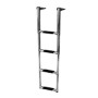 LADDER TELESCPC  SS 4 STEP NARROW 8 1/4 WIDE