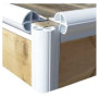 DOCK EDGE CORNER EDGE PROFILE WHITE 8'