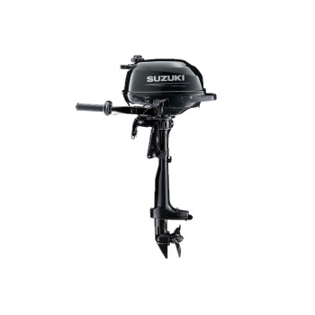 2.5 HP, SUZUKI OUTBOARD, DF2.5S, CARB, 15IN, TILLER, INTEGRAL FUEL TANK, MANUAL START