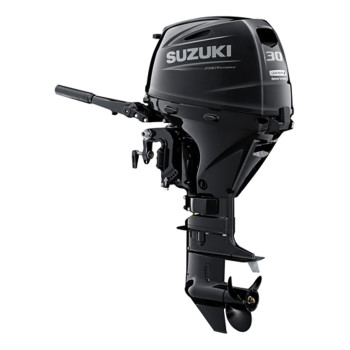 30 HP, SUZUKI OUTBOARD, DF30ATHL, EFI, 20IN, TILLER, PTT, FUEL TANK INCLUDED, REMOTE OPTIONAL