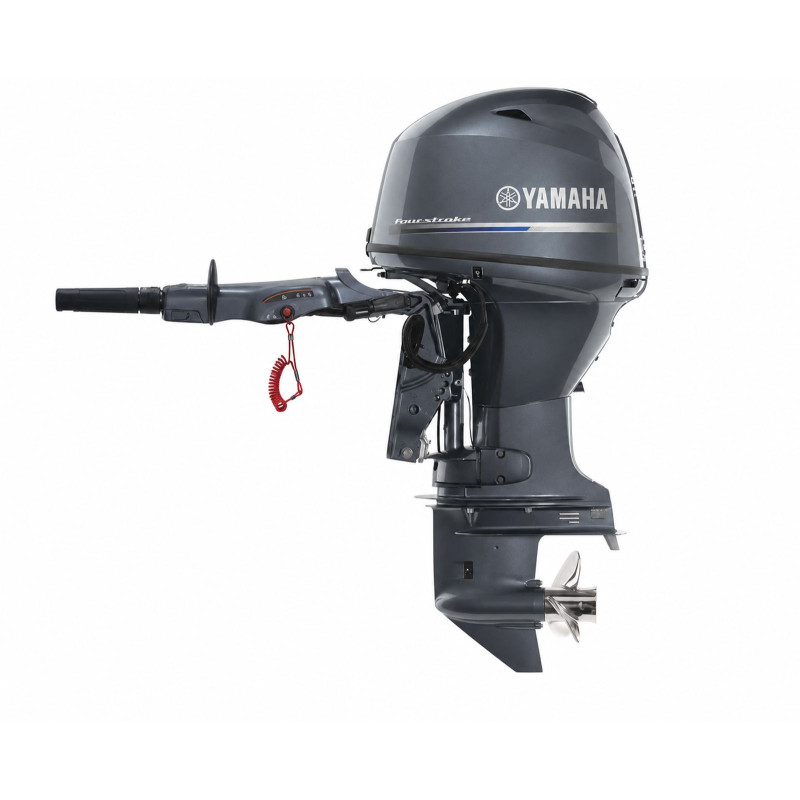 50 HP, YAMAHA OUTBOARD, F50LHB, GREY, EFI, 20IN, TILLER, NO TANK, ELEC START, NO PROP, CMD LINK
