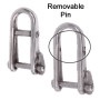 SHACKLE, HALYARD 5/16