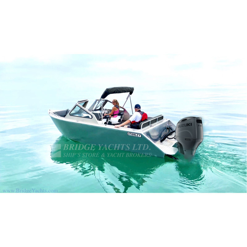 STANLEY ISLANDER 19 DC WELDED ALUMINUM BOAT