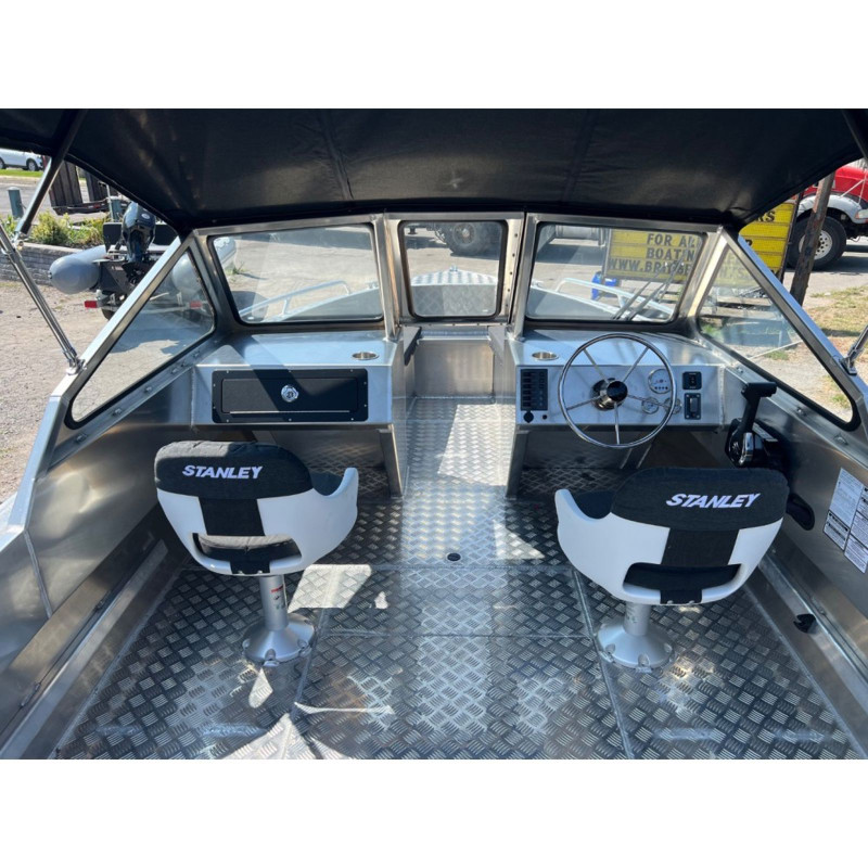 STANLEY ISLANDER 19 DC WELDED ALUMINUM BOAT