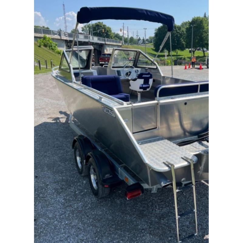 STANLEY ISLANDER 23 DC WELDED ALUMINUM BOAT