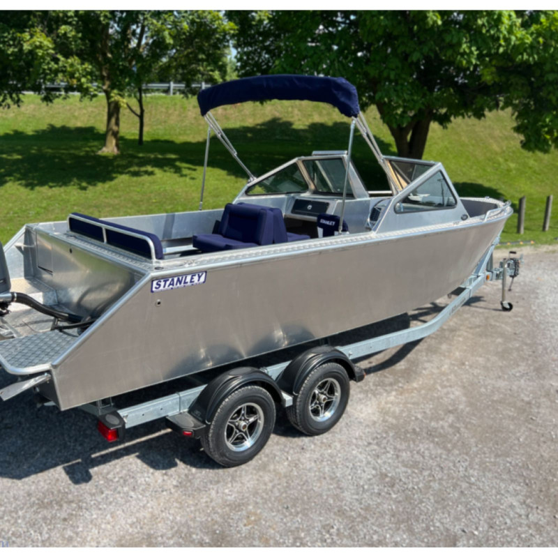 STANLEY ISLANDER 23 DC WELDED ALUMINUM BOAT