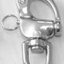 SHACKLE SNAP SWIVEL 70MM W/LANYARD
