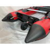 INNOVOCEAN MA360 METAL MASTER SERIES, FISHING PACKAGE, WITH BIMINI & WHEEL KIT, TWO ROD HOLDERS, RED & BLK