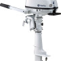 6 HP, TOHATSU OUTBOARD, MFS6DWDL, WHITE, CARB, 20, TILLER, INTEGRAL TANK & EXT FITTING, MANUAL START