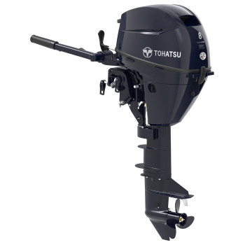 8 HP, TOHATSU OUTBOARD, MFS8CL, EFI, 20, TILLER, FUEL TANK, MANUAL START