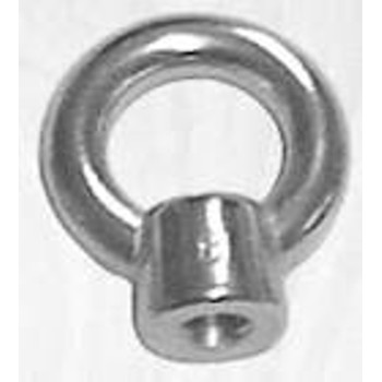 EYE NUT 8MM STAINLESS 17MM EYE