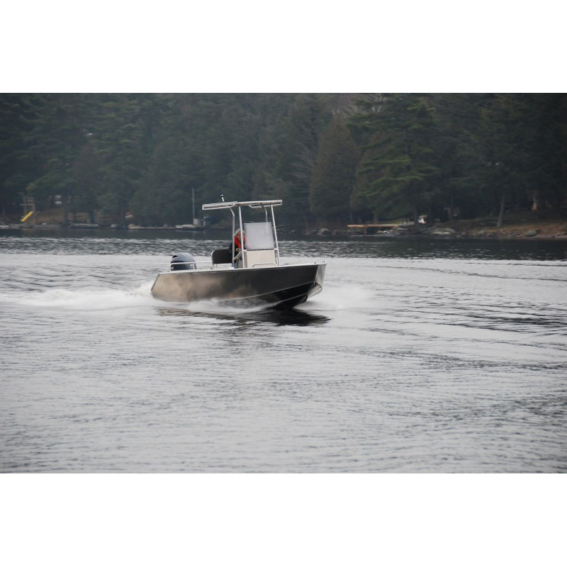 STANLEY MINK 18 CC WELDED ALUMINUM BOAT