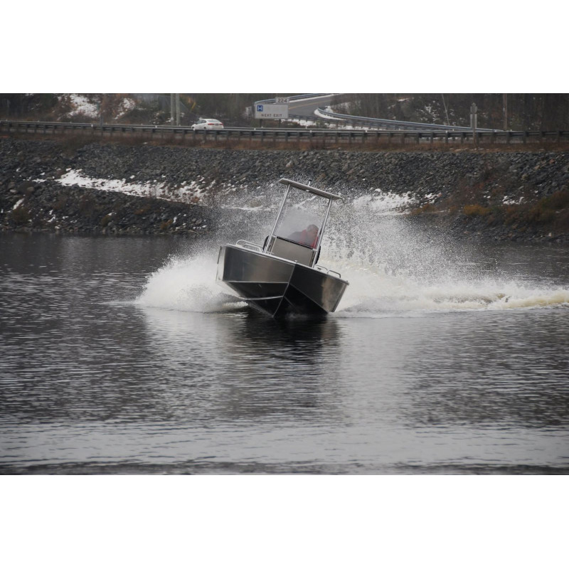 STANLEY MINK 18 CC WELDED ALUMINUM BOAT