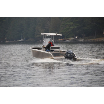 STANLEY MINK 18 CC WELDED ALUMINUM BOAT