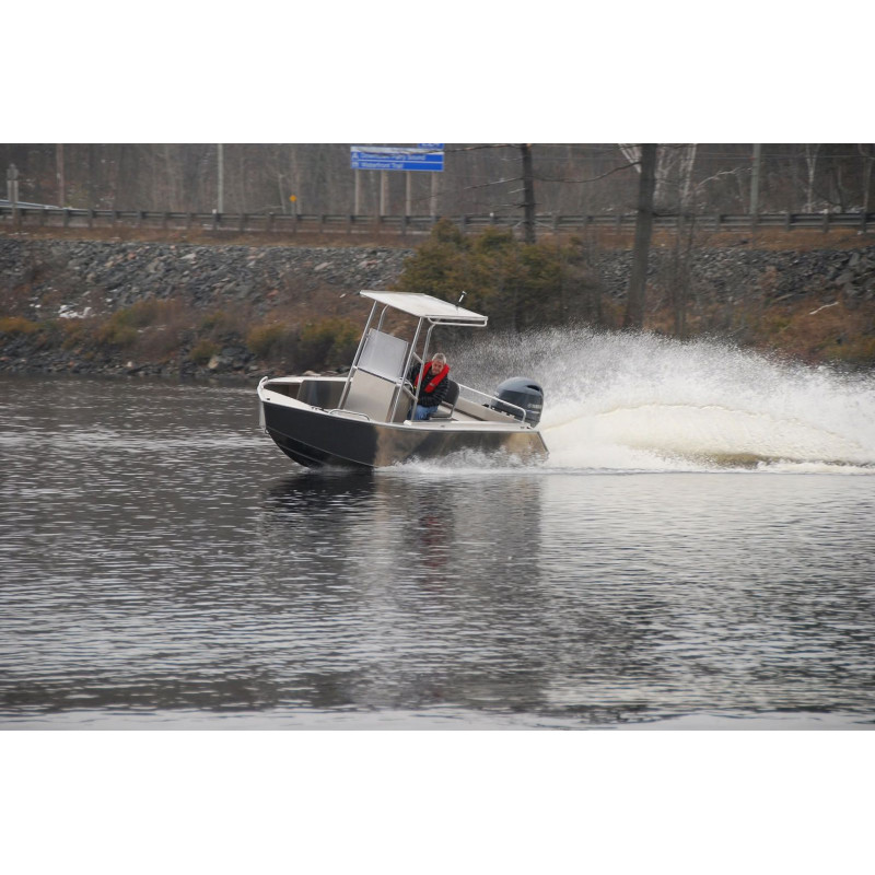 STANLEY MINK 18 CC WELDED ALUMINUM BOAT
