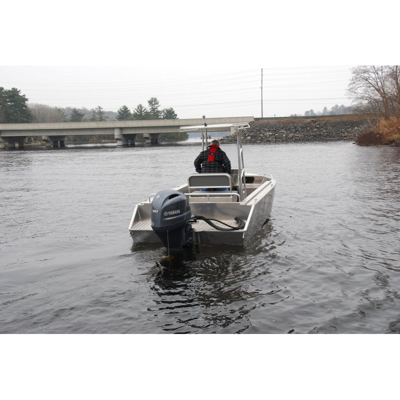 STANLEY MINK 18 CC WELDED ALUMINUM BOAT