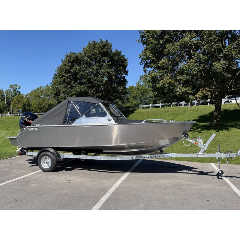 STANLEY MINK 18 DC WELDED ALUMINUM BOAT