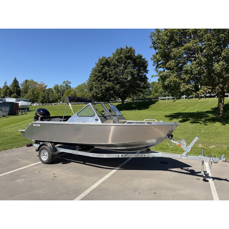 STANLEY MINK 18 DC WELDED ALUMINUM BOAT