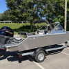 STANLEY MINK 18 DC WELDED ALUMINUM BOAT