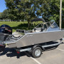STANLEY MINK 18 DC WELDED ALUMINUM BOAT