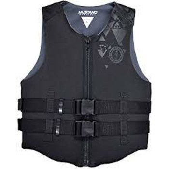 MUSTANG VEST MV1285 X-SMALL NEOPRENE BLACK