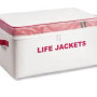LIFE VEST BAG NAVY BLUE NYLON VENTED (HOLDS 4)