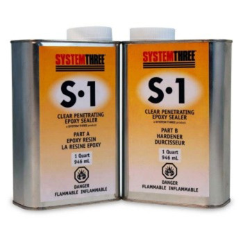 S1 SYSTEM THREE PINT PART A &  B 473ML RESIN/HARDENER 1400K16 S-1
